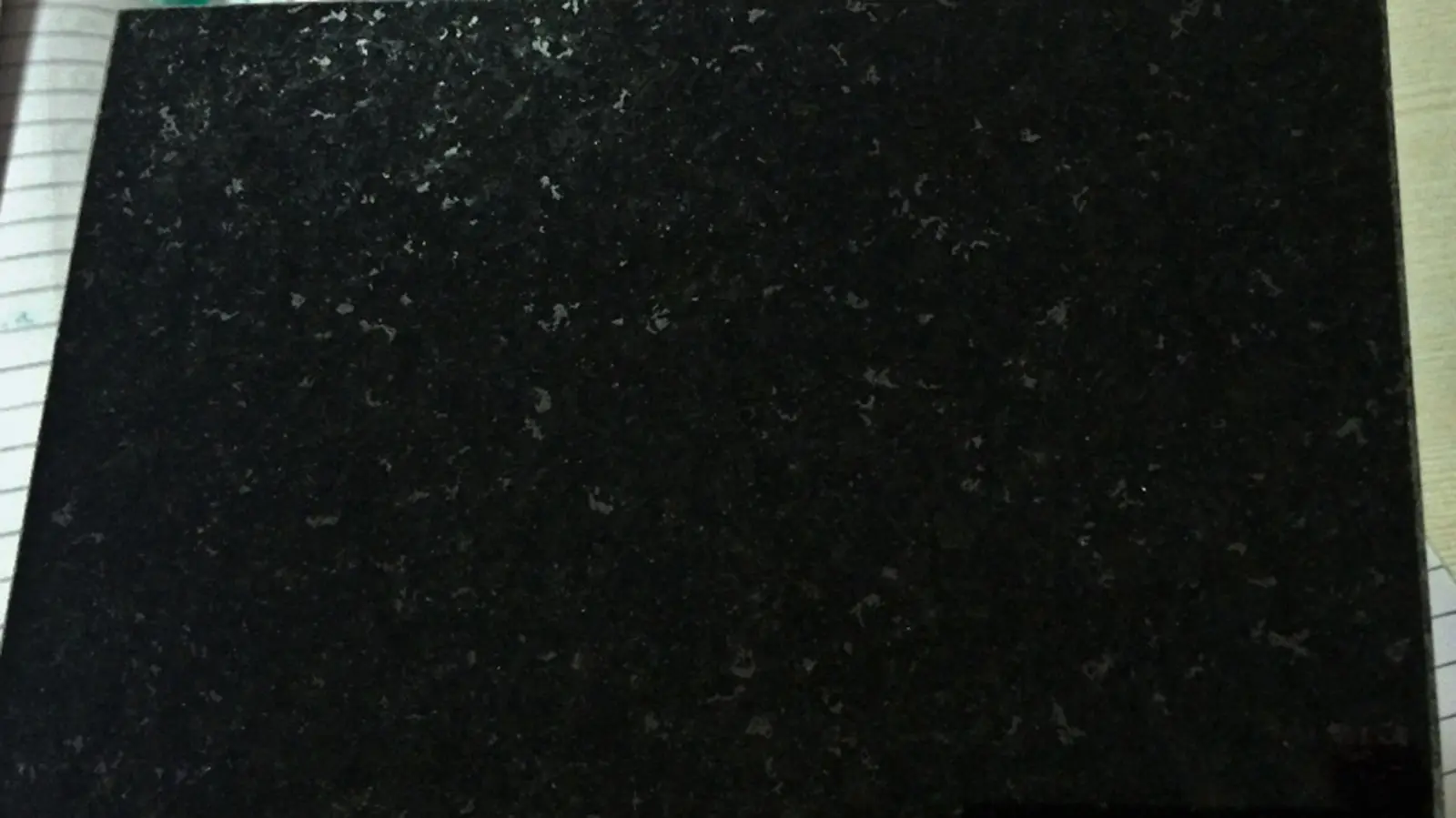 Galaxy Black Granite polished slab