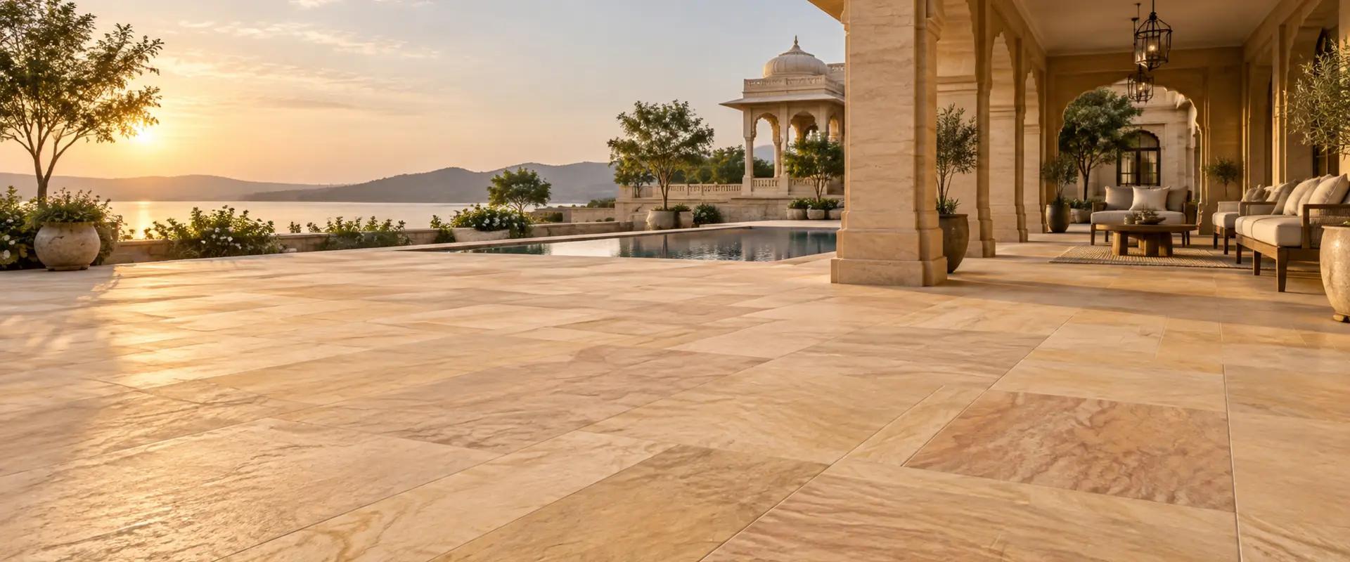 Indian sandstone flooring and architectural finishes