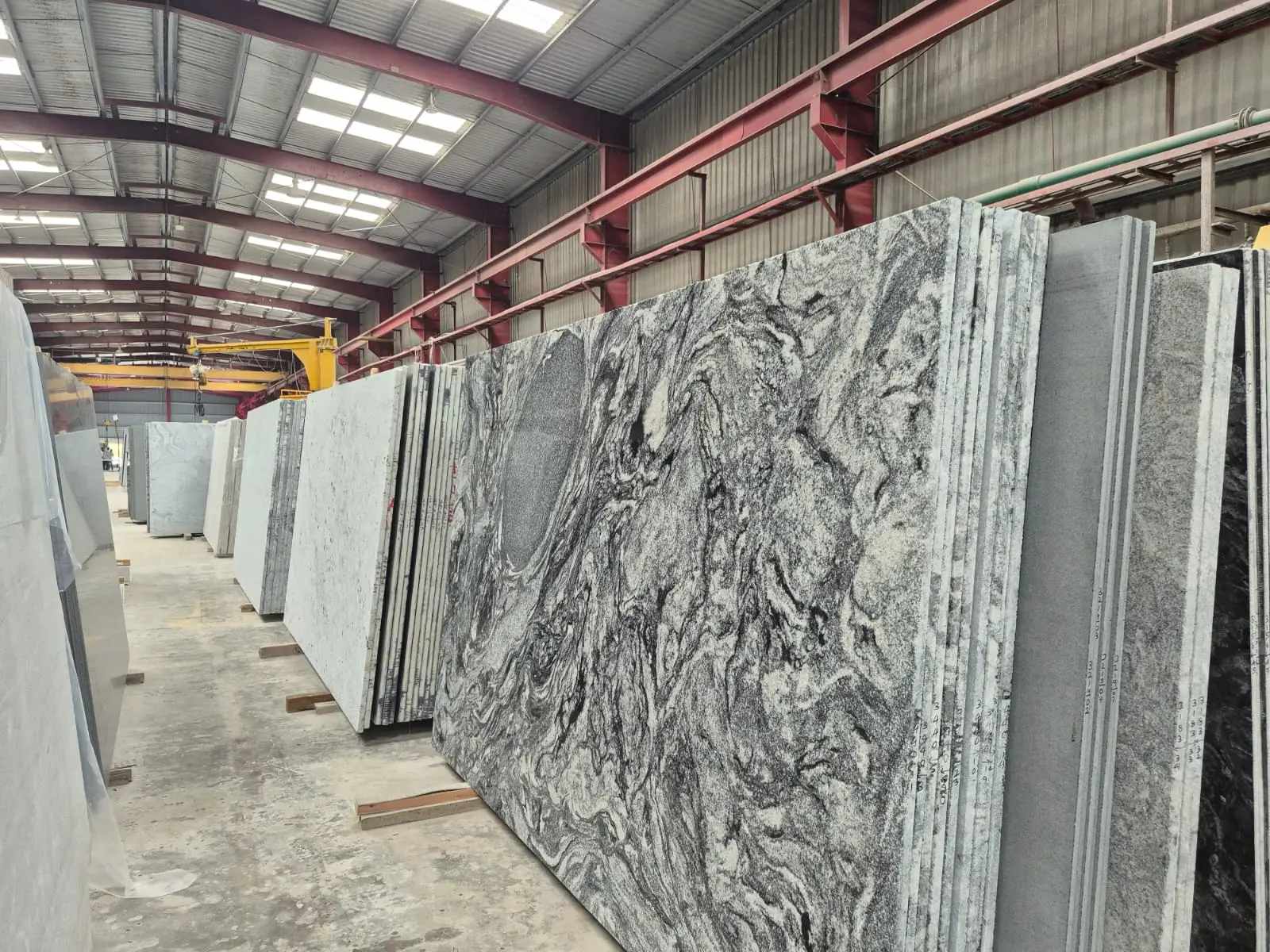 Granite slab warehouse in India